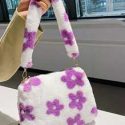 Flower Print Shoulder Bag