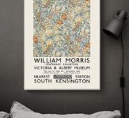 Flower Print Unframed Painting