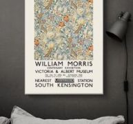 Flower Print Unframed Painting