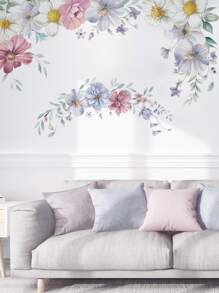 Flower Print Wall Sticker