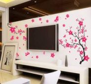 Flower Print Wall Sticker