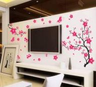 Flower Print Wall Sticker