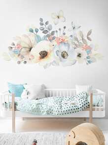 Flower Print Wall Sticker