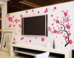 Flower Print Wall Sticker
