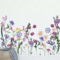 Flower Print Wall Sticker