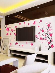 Flower Print Wall Sticker