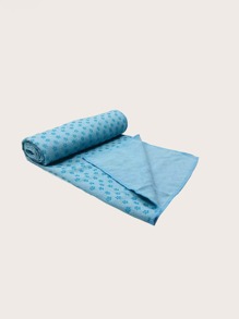 Flower Print Yoga Towel Non-Slip Blanket