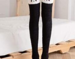 Fluffy Cartoon Over The Knee Socks