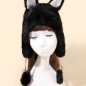 Fluffy Ear Decor Hat