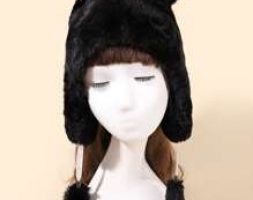 Fluffy Ear Decor Hat