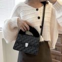 Fluffy Flap Satchel Bag