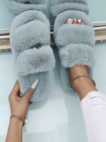 Fluffy Home Slippers