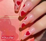 Follow Your Heart Fake Nail