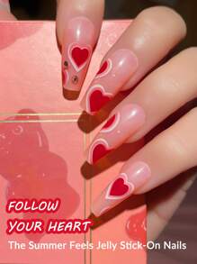 Follow Your Heart Fake Nail