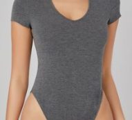 Form Fitted Solid Bodysuit