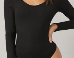 Form Fitted Solid Bodysuit