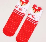 Fox Decor Crew Socks