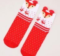 Fox Decor Crew Socks