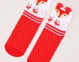 Fox Decor Crew Socks