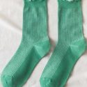 Frill Trim Crew Socks