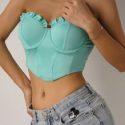 Frill Trim Underwire Bra