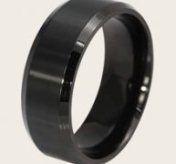 Frosted Titanium Steel Ring