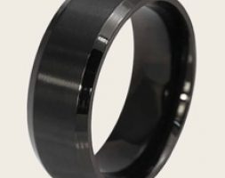 Frosted Titanium Steel Ring