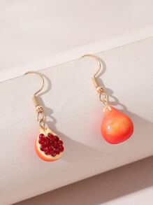 Fruit Charm Drop Earrings