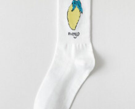 Fruit Pattern Crew Socks