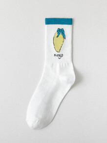 Fruit Pattern Crew Socks