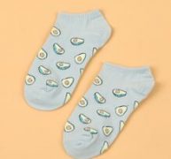 Fruit Print Ankle Socks