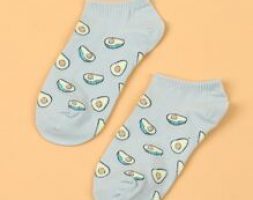 Fruit Print Ankle Socks