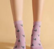 Fruit Print Crew Socks