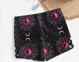 Galaxy Print Swim Shorts