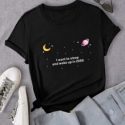 Galaxy Slogan Print Tee