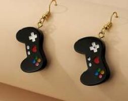 Game Console Drop Earrings