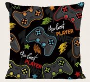 Gamepad Print Cushion Cover Without Filler