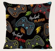 Gamepad Print Cushion Cover Without Filler