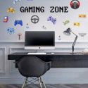 Gamepad Print Wall Sticker