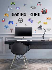 Gamepad Print Wall Sticker