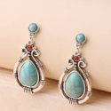 Gemstone Drop Earrings