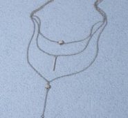 Geo Decor Layered Chain Necklace