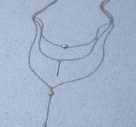 Geo Decor Layered Chain Necklace