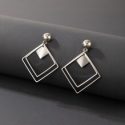 Geo Drop Earrings