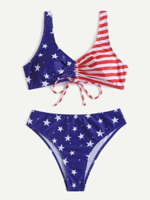 Geo Graphic Bikini Swimsuit