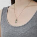 Geo Pendant Chain Necklace