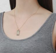 Geo Pendant Chain Necklace