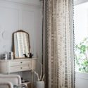 Geometric Pattern Single Panel Curtain