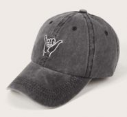 Gesture Embroidered Baseball Cap