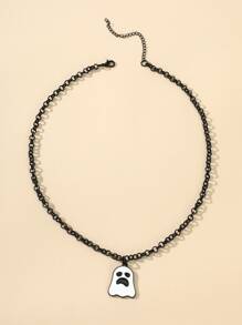 Ghost Decor Chain Necklace